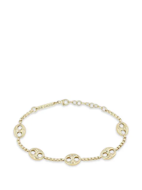 Zoë Chicco small Box Chain mariner-link bracelet Gold LPMB314K