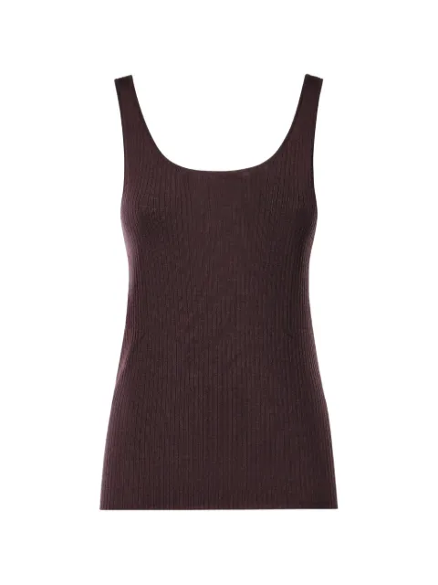 PINKO ribbed-knit wool top Purple 107376A3FY