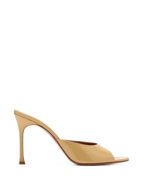 Amina Muaddi Alexa 95 slippers Neutrals 17S366506ALE