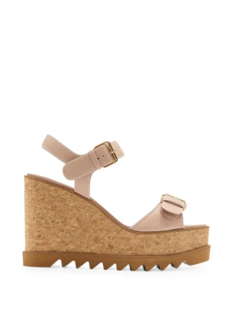 Stella McCartney Sneak-Elyse platform sandals Neutrals 810703E00288
