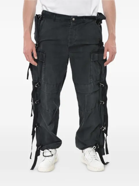 Magliano ripstop-texture straight-leg trousers Black R68017535LM3509