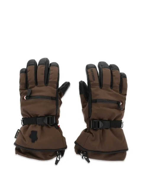 Moncler Gore-Tex drawstring gloves Brown 3A00003597S5273