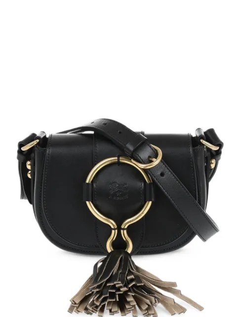 Il Bisonte Consuelo tassel-detail ring-embellished crossbody bag Black BCR142PG0003NERO27
