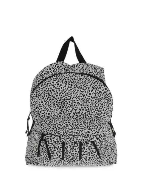 Valentino Garavani leopard-print VLTN backpack White WY0B0993HQZKQ024