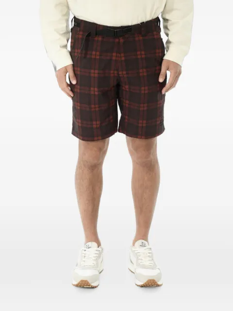 Woolrich plaid belted shorts Red CFWJSH0008MRUT2755