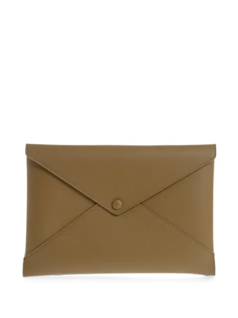 Il Bisonte Titania envelope clutch bag Neutrals BCL032PI0008GR23024
