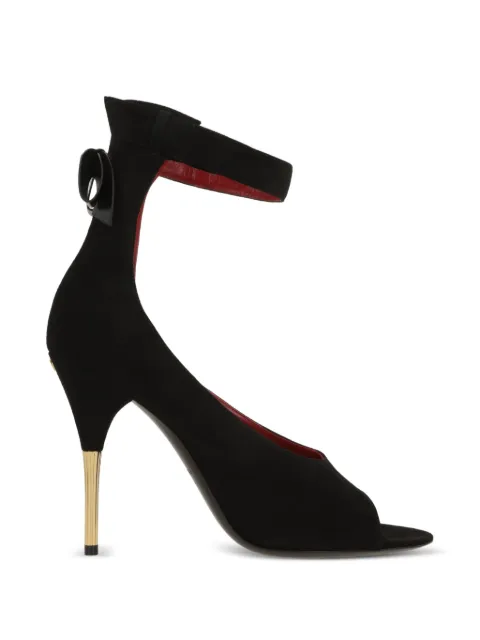 Valentino Garavani bow-detail open-toe sandals Black WS0QM0DLL