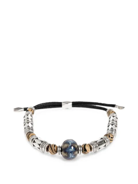 MARANT Janys beaded adjustable bracelet Silver BR0246HAD2B05T