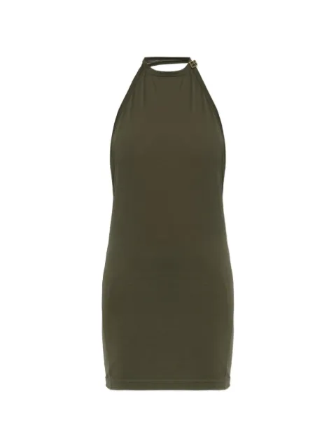 Balenciaga halterneck open-back thank top Green A001WITUVC9