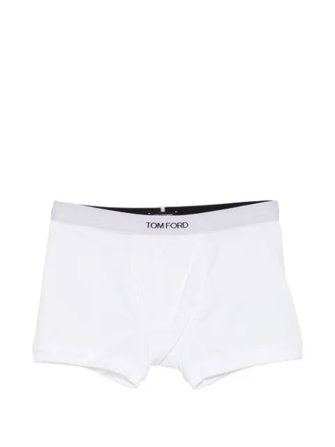 TOM FORD logo-waistband boxers White T4LC32270