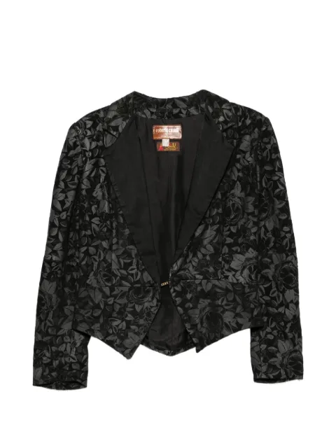 Roberto Cavalli Vintage 1970s floral-print jacket Black RC900CDA