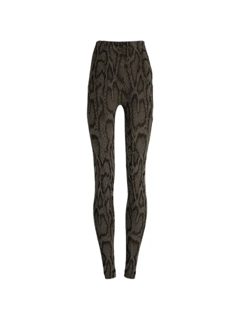 Wolford animal-print leggings Green 176888363