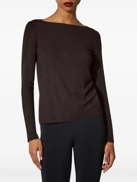 Wolford Pure long-sleeve T-shirt Brown 53336