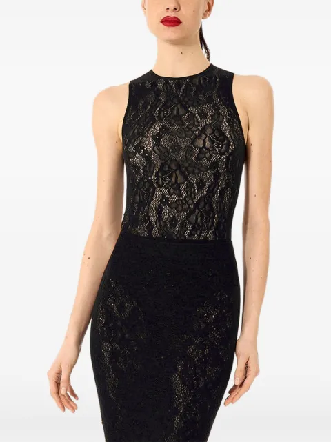 Wolford Infinite Rose floral-pattern bodysuit Black 79349