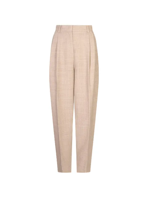 Fabiana Filippi pleated tapered trousers Neutrals PAD216F2980000D983