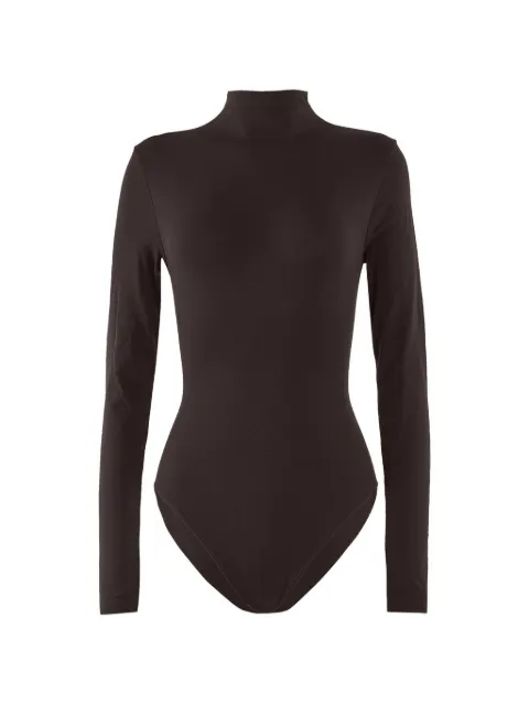 Wolford Skin Contour high-neck bodysuit Brown 771224870