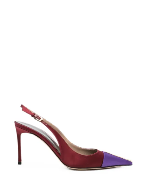 TOM FORD colour-block slingback pumps Red W3929TSA002P