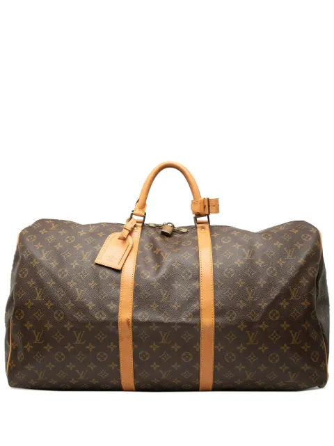 Louis Vuitton Pre-Owned 1980-2000 Monogram Keepall 60 travel bag Brown 2R5E5ZNK3CGENBJM