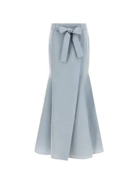 PINKO bow-belt mermaid maxi skirt Blue 107516A3GK