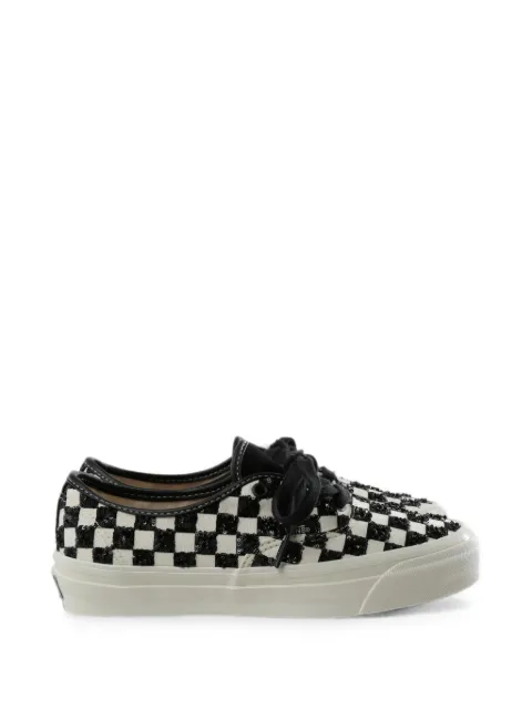 Vans Authentic sequin-embellished Checkerboard sneakers Black VN000DB8705