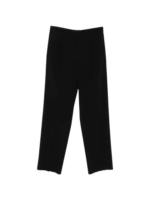Giorgio Armani pleated wide-leg trousers Black GM000558TE10043
