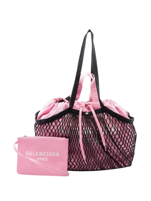 Balenciaga Pre-Owned 2018-2026 Medium Canvas 24/7 satchel Pink 7FRU0X3ZQCUHMZ14
