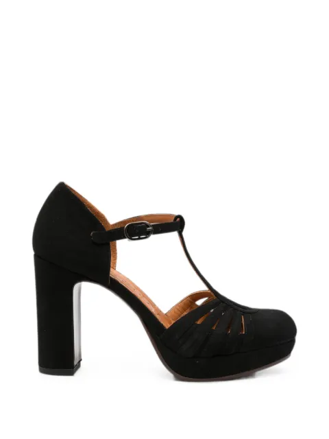 Chie Mihara Uyelo T-bar platform pumps Black UYELOSUEDE