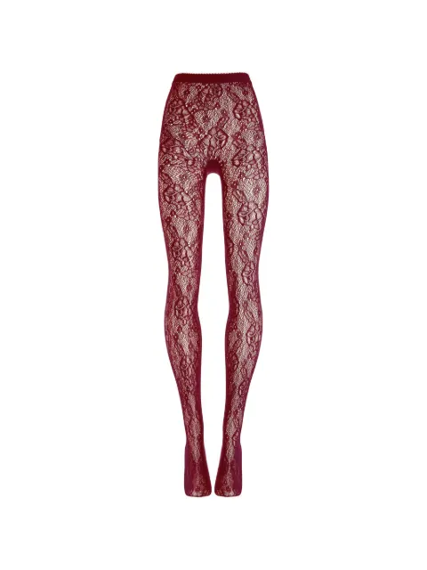 Wolford Infinite Rose net tights Red 194783265