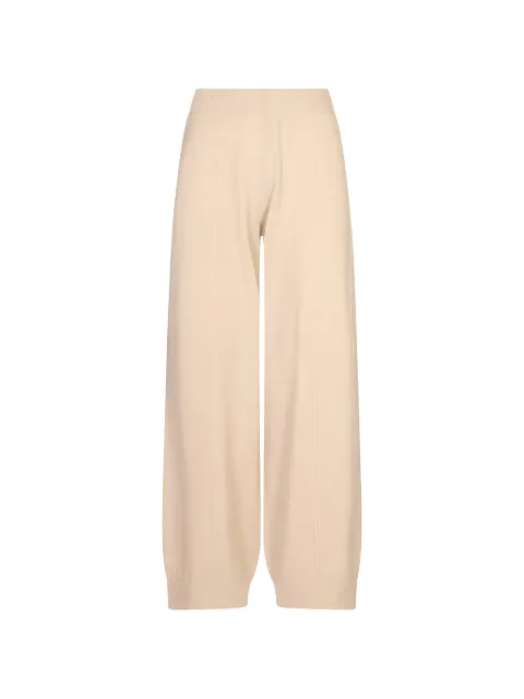 Fabiana Filippi bead-embellished wide-leg trousers Neutrals PAD216F3360000M281