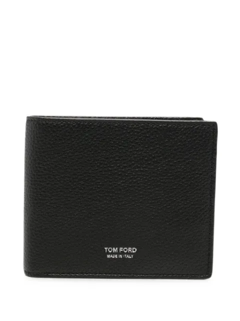 TOM FORD T-line grained leather wallet Black Y0341LCL158S