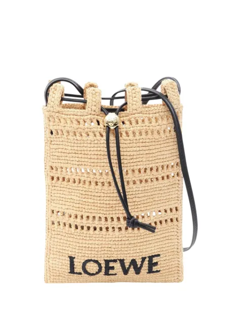 Loewe Pre-Owned 2010-2026 Paulas Ibiza Raffia crossbody bag Neutrals 2XUAFYHQW6K6WGWO