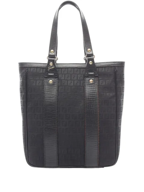 Fendi Pre-Owned 2000-2010 Zucchino Canvas tote bag Black Y15IOZVVSQ84BEI6