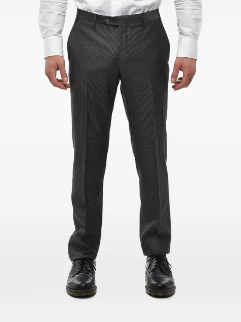 Corneliani Academy pinstripe-pattern trousers Grey 8450648817122002
