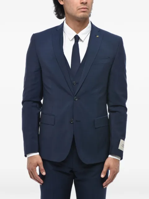 Corneliani three-piece single-breasted suit Blue 278R292764135002