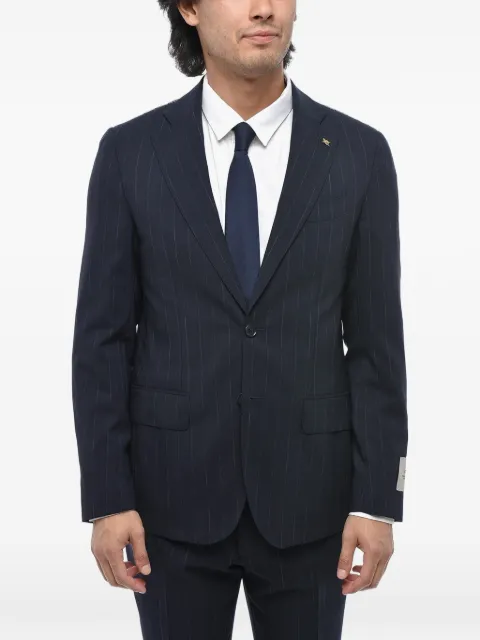 Corneliani pinstripe single-breasted suit Blue 277Z632767581002