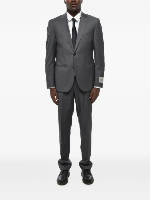 Corneliani peak-lapel virgin-wool suit Grey 277R982768127015