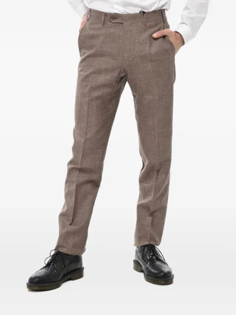 Corneliani four-pocket tailored trousers Brown 834R438284160031