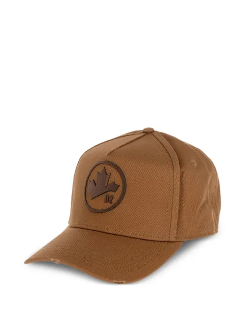 DSQUARED2 logo-patch baseball cap Brown S82BCM0826SJ05C000015130