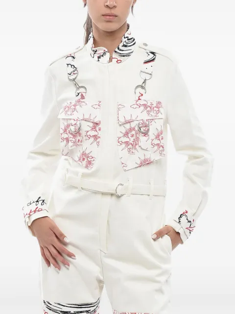 Stella McCartney graphic-print jacket White 600562SOA22