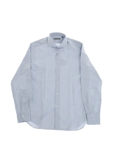 Corneliani French-collar Oxford shirt Blue 27P1022581252007