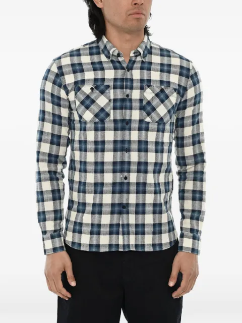 Woolrich checked button-down shirt Blue COWOCAM0645IC023898
