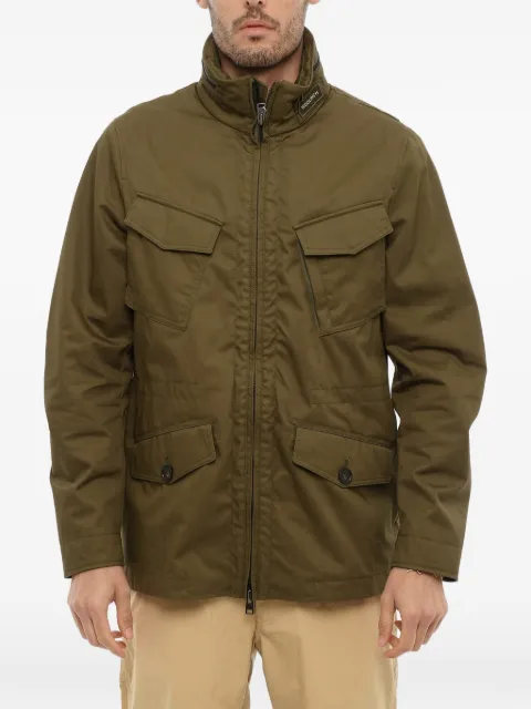 Woolrich removable-hood utility jacket Green CFWROU0016MRUT1974