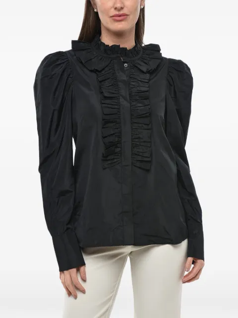 Stella McCartney ruffle-neck blouse Black 511530SKA37