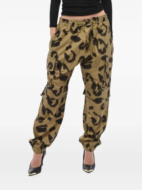 Stella McCartney Taylor animal-print cargo pants Neutrals 599126SON182742