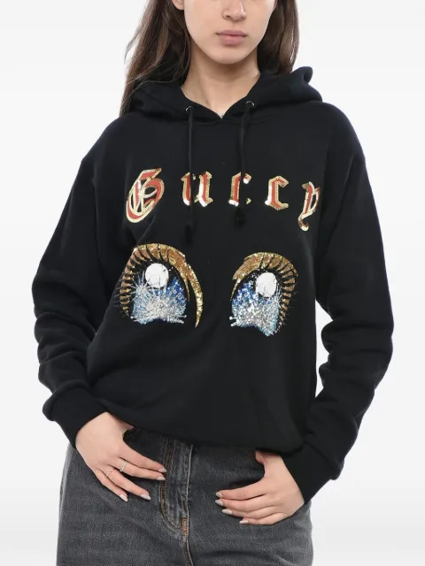 Gucci logo hoodie Black 469251X913B