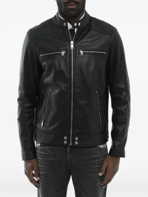 Diesel leather jacket Black A12046RIMAD