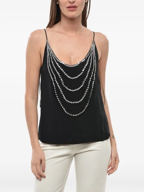 Stella McCartney Kenna rhinestone-embellished top Black 600480SCA06