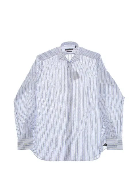 Corneliani striped wrinkle-free shirt White 27P1022681280003