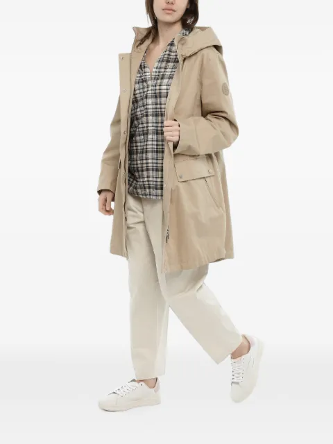 Woolrich hooded-drawstring parka Neutrals CFWWOU0765FRUT1974