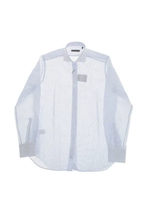 Corneliani striped cotton shirt White 27P1022581604080